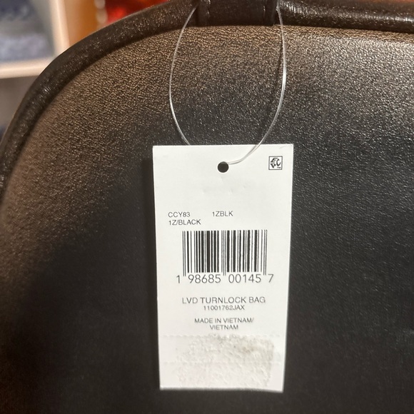 Coach Loved leather twin turnlock Brown and Black Women's Bag shoulder - Picture 9 of 11